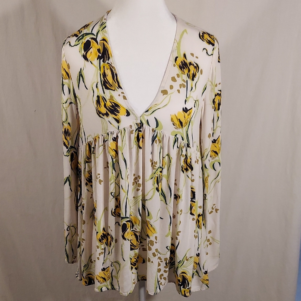 Free People Bella Floral Tunic Top